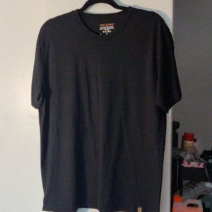 L Black Crew Neck T-shirt - Gold Toe